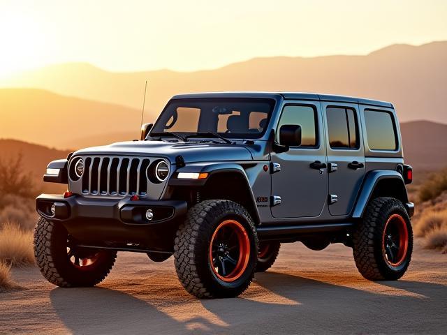 Before and after of 2019 Jeep Wrangler customized with lift kit and custom wheels.